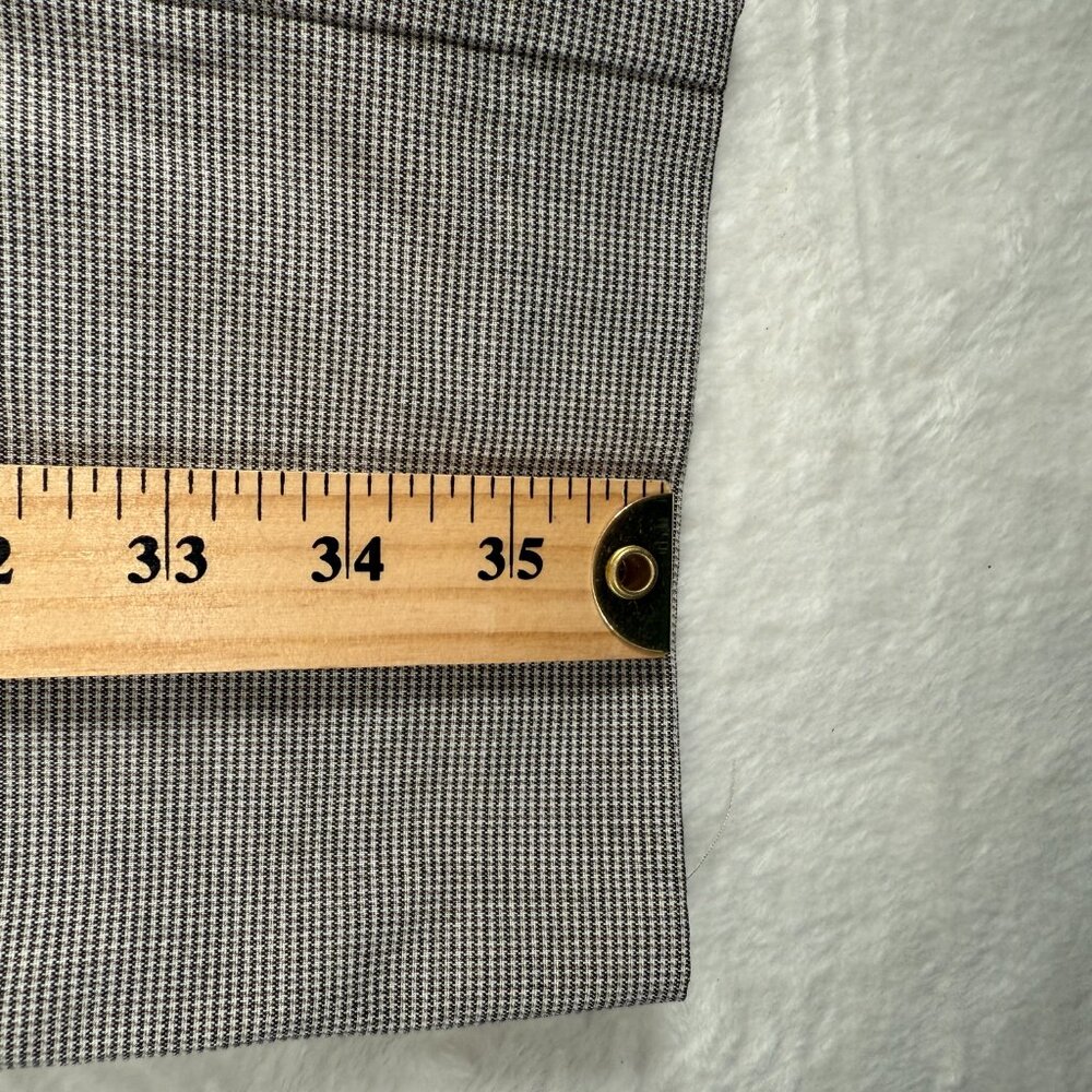 Zara Basic Collection Black White Houndstooth Ruf… - image 5